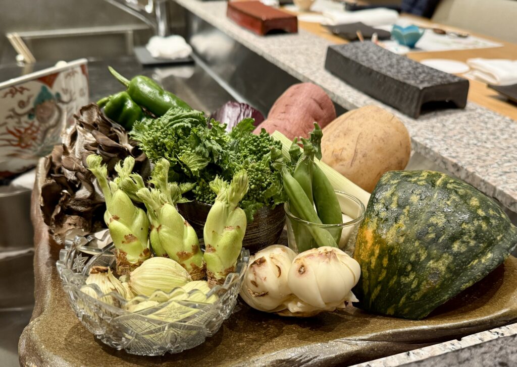 吉祥寺 天ぷらむらやま 旬の野菜