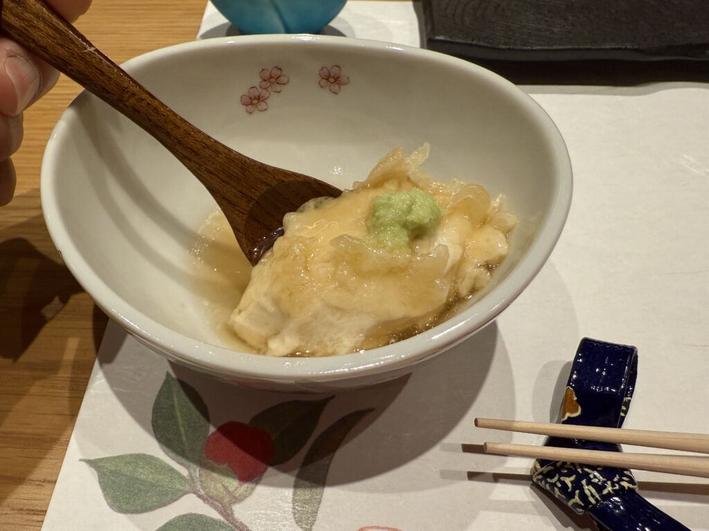 吉祥寺 天ぷらむらやま 胡麻豆腐