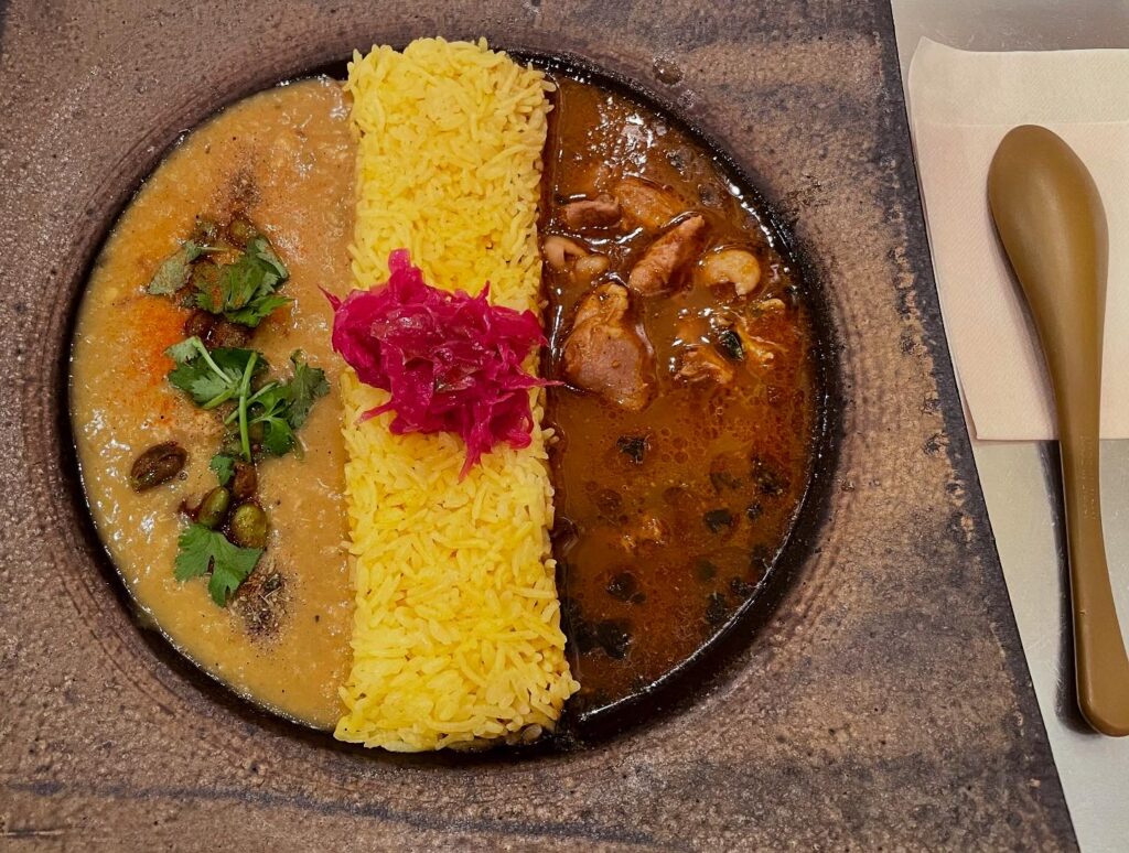 ピワン吉祥寺のキチムの頃のチキン×豆カレー