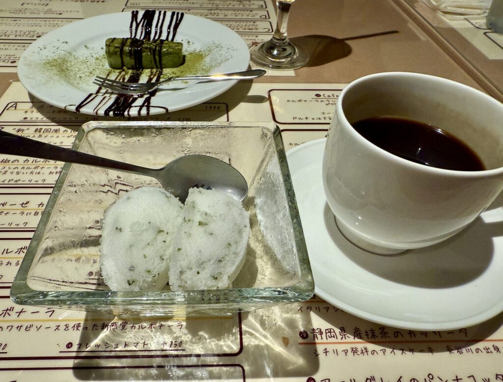 カルボナーラ専門店HASEGAWA吉祥寺店コーヒー