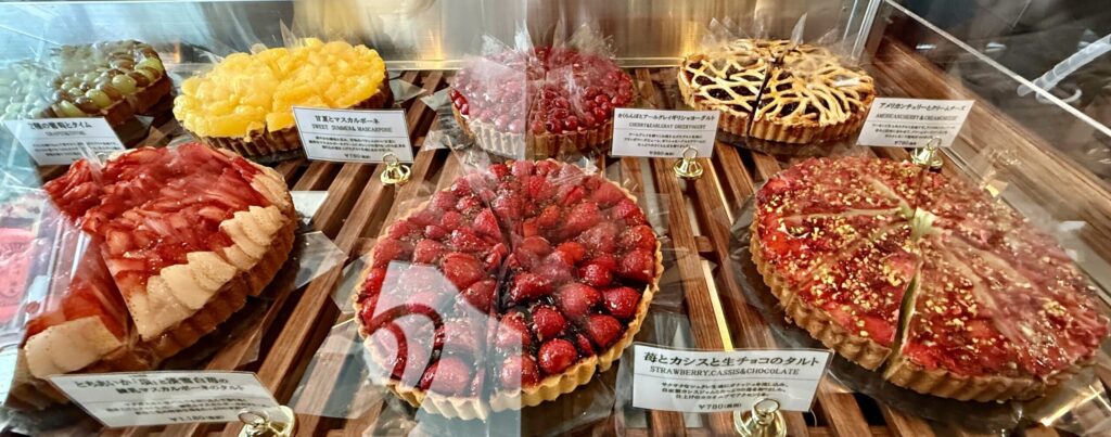 プリンセスタルト吉祥寺タルトメニュー