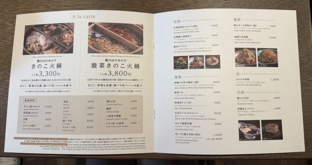 裏の山の木の子 吉祥寺店